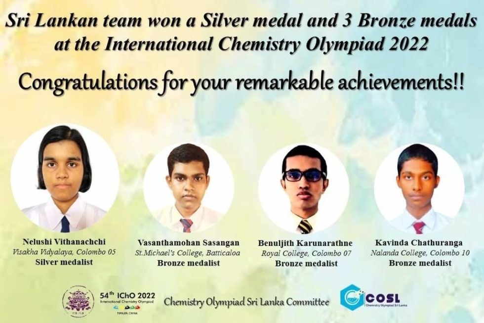 Chemistry Olympiad Sri Lanka (COSL) International Chemistry Challenge